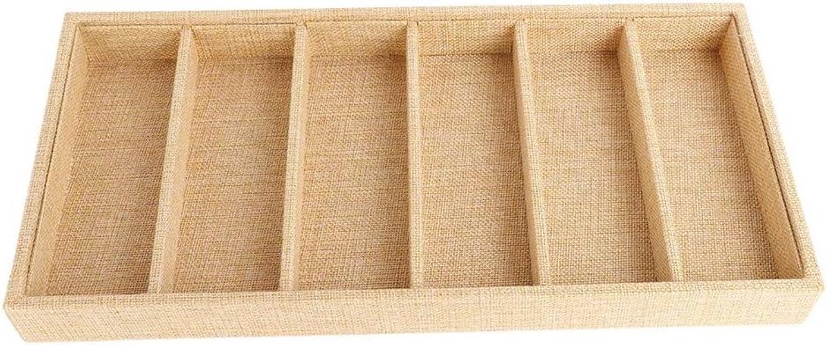 TheLau - Zonnebrillen Display Box met 6 Roosters voor Sieraden en Halskettingen - Organizer Tray - Handige Houder