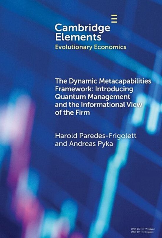 Elements in Evolutionary Economics - The Dynamic Metacapabil ... - cover