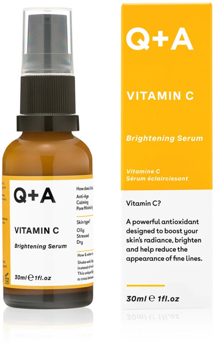 Q+A - Vitamin C Brightening Serum - 3 x 30 ml - Voordeelverpakking