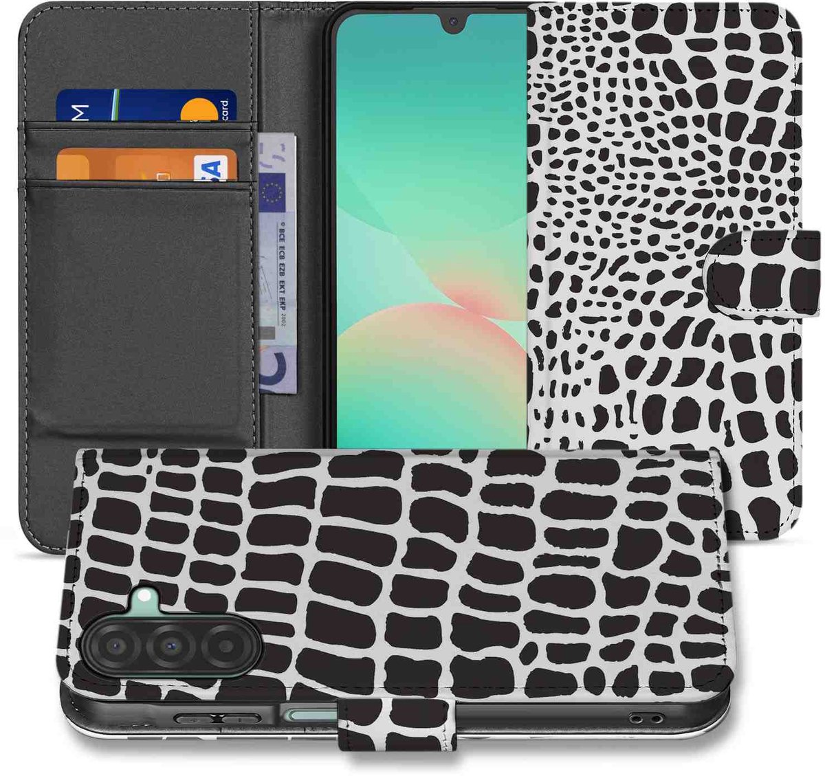 Samsung Galaxy A26 Slangenprint Book Case