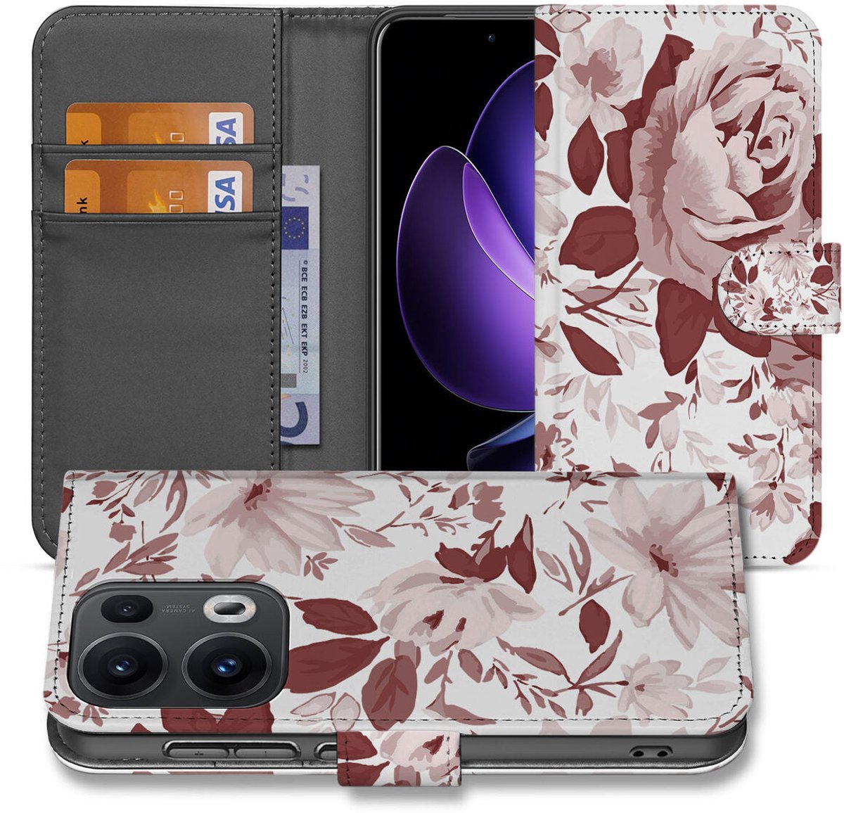 Hoesje OPPO Reno 13 Pro Watercolor Flowers