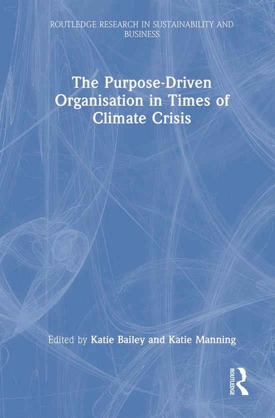 Routledge Research in Sustainability and Business-The Purpos ... - cover
