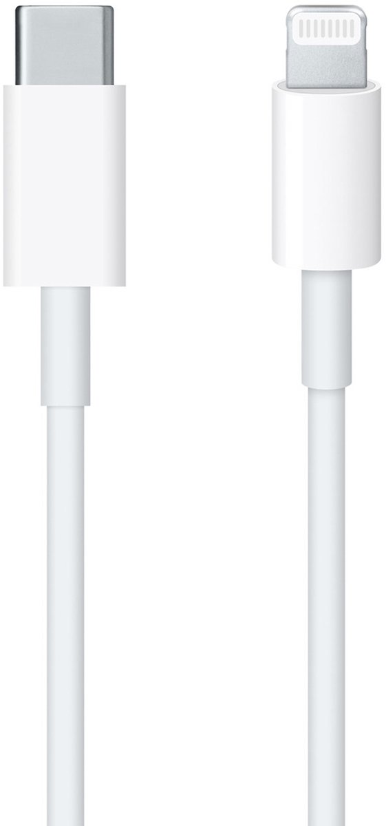 Apple Apple iPad/iPhone/iPod Aansluitkabel [1x USB-C stekker - 1x Apple dock-stekker Lightning] 1 m Wit