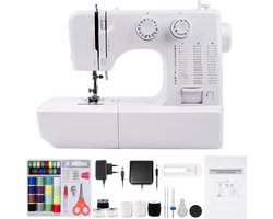 Creatorally Elektrische Naaimachine Huishoudelijk - 45 Stikpatronen - met 42-delig Naaiset - Elektrische dubbeldraads naaimachine - Naaiset - Sewing Machine Beginners Set - Voor Beginners & Gevorderden