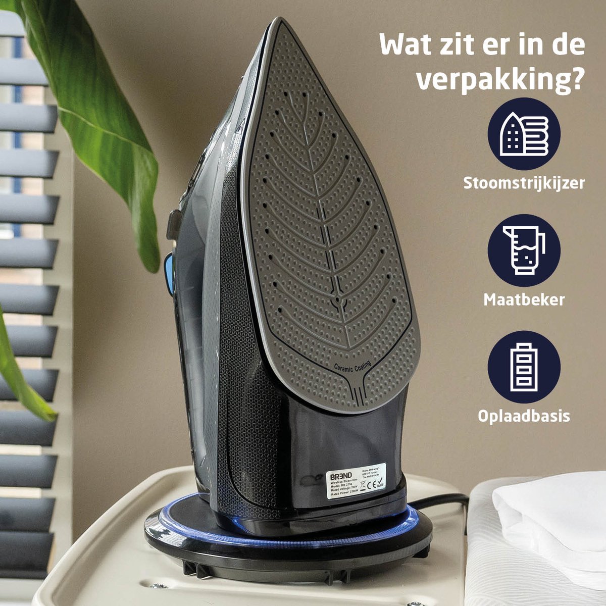 Handig: Action verkoopt draadloze stoomstrijkijzer