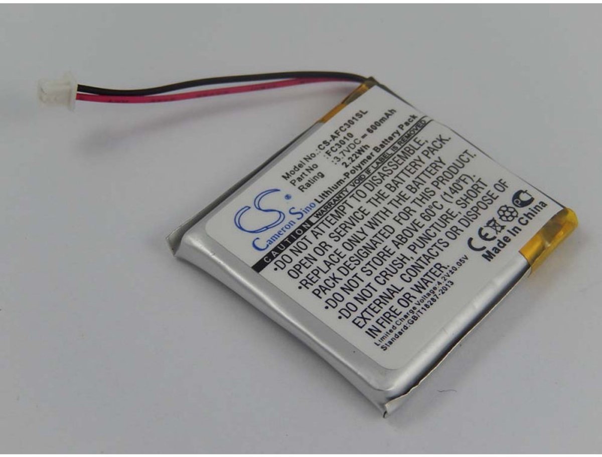 Camera accu compatibel met Acme FlyCam3 - vervangt FC3010 / 600 mAh