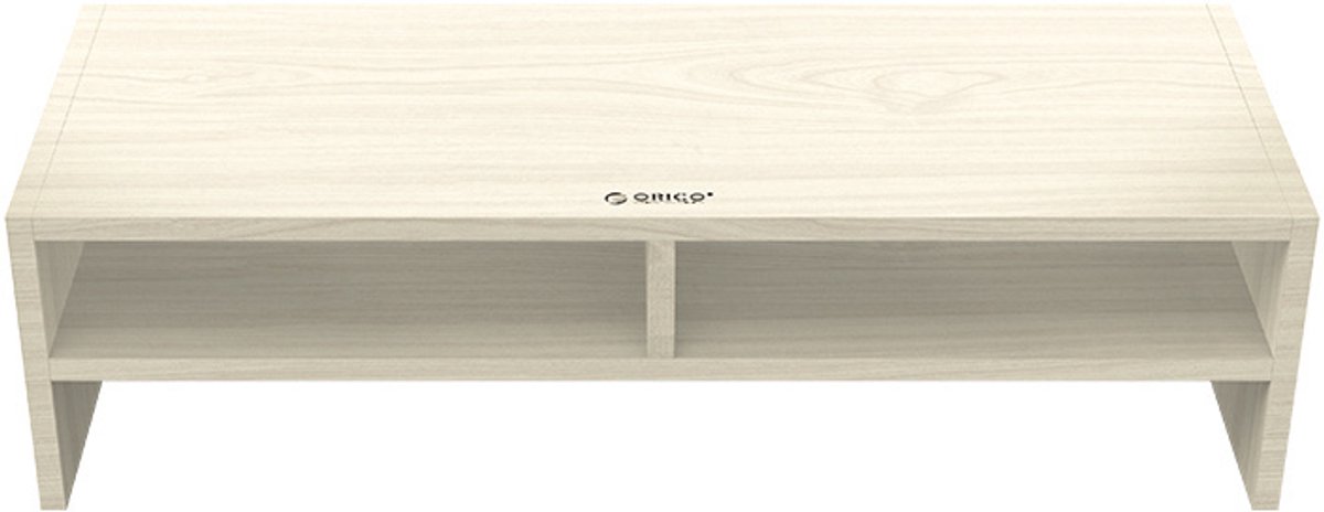 ORICO Monitorstandaard met twee opbergvakken - 50x20cm - 20kg - ergonomische houding
