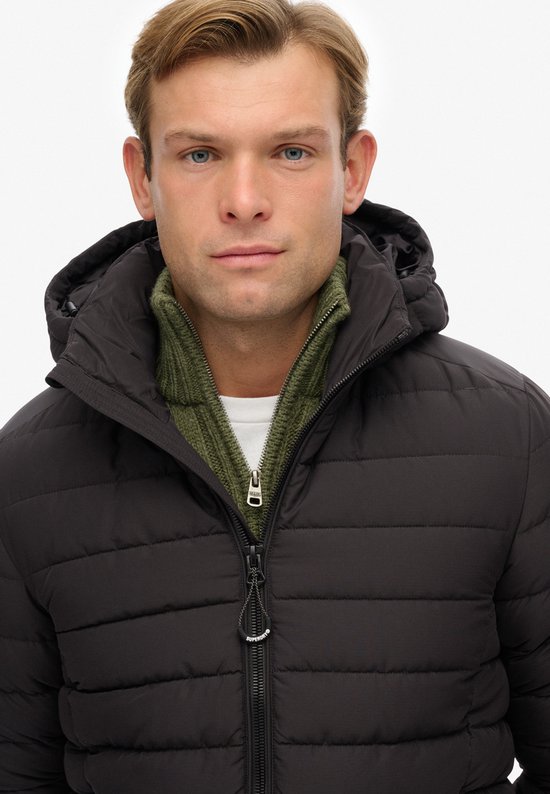 Superdry Hooded Fuji Padded Jas Heren - Maat L