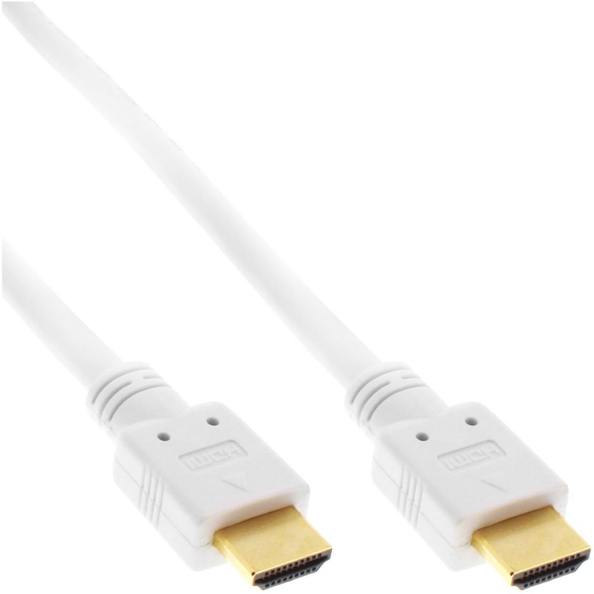 HDMI kabel - versie 2.0 (4K 60Hz + HDR) - CU koper aders / wit - 7,5 meter