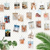 Inovra Plus - Fotoslinger voor wanddecoratie met klemmen en lijn voor het ophangen van