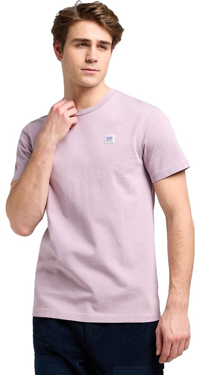 Lee 112370699 T-shirt Met Korte Mouwen S Man Soft Violet