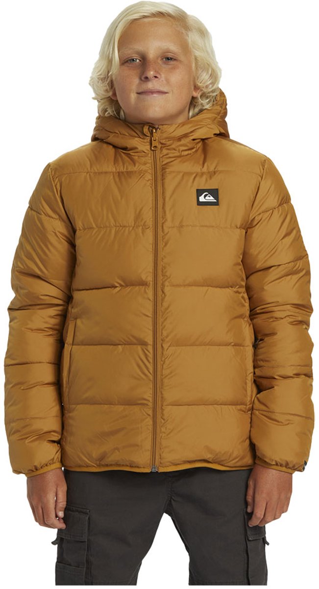 Quiksilver Scaly Reversible Jas 16 Years Jongen Bruin