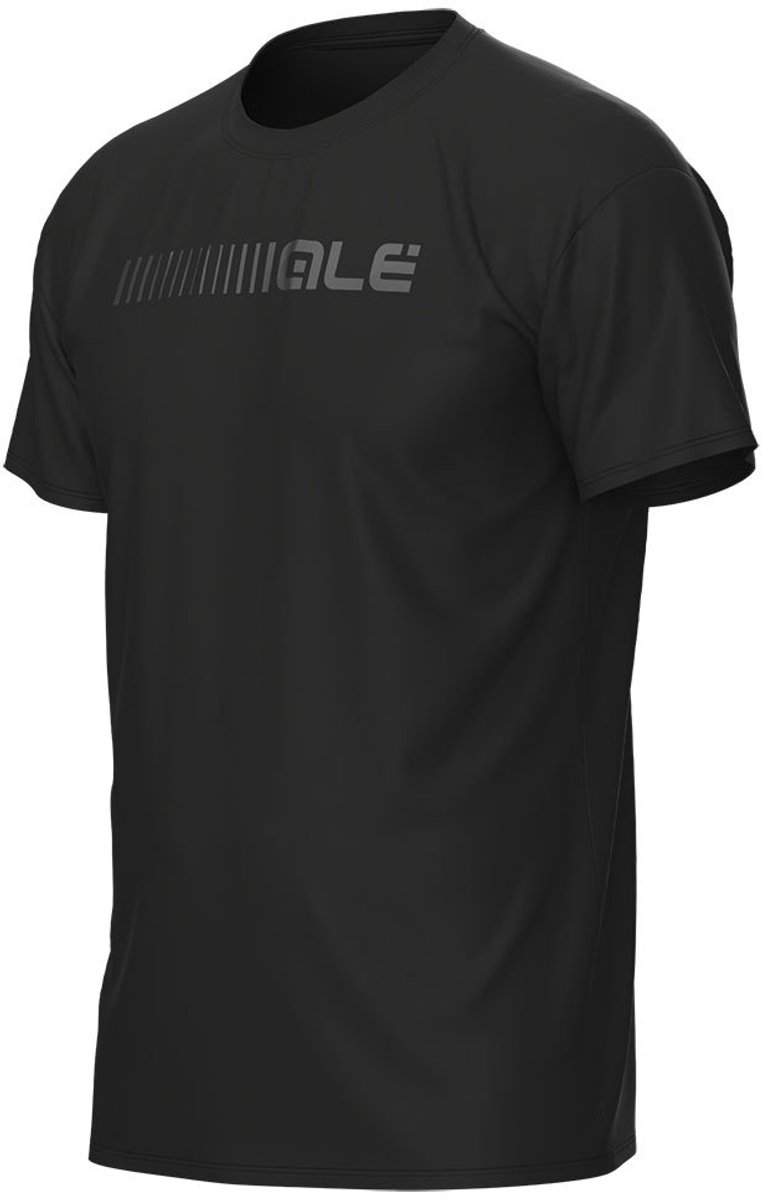 Ale L22327401 T-shirt Met Korte Mouwen Man Zwart