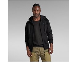 G-STAR Premium core hdd zip sw l\s Heren Trui - dk black