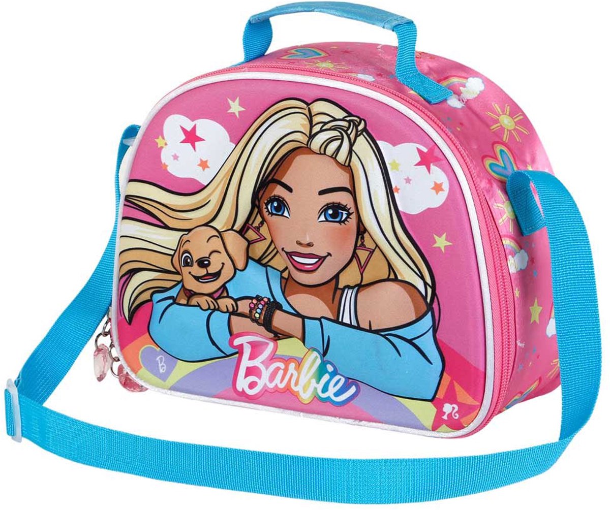 Karactermania - Barbie - Rainbow-3D - Thermische Lunchtas - Snack - Roze