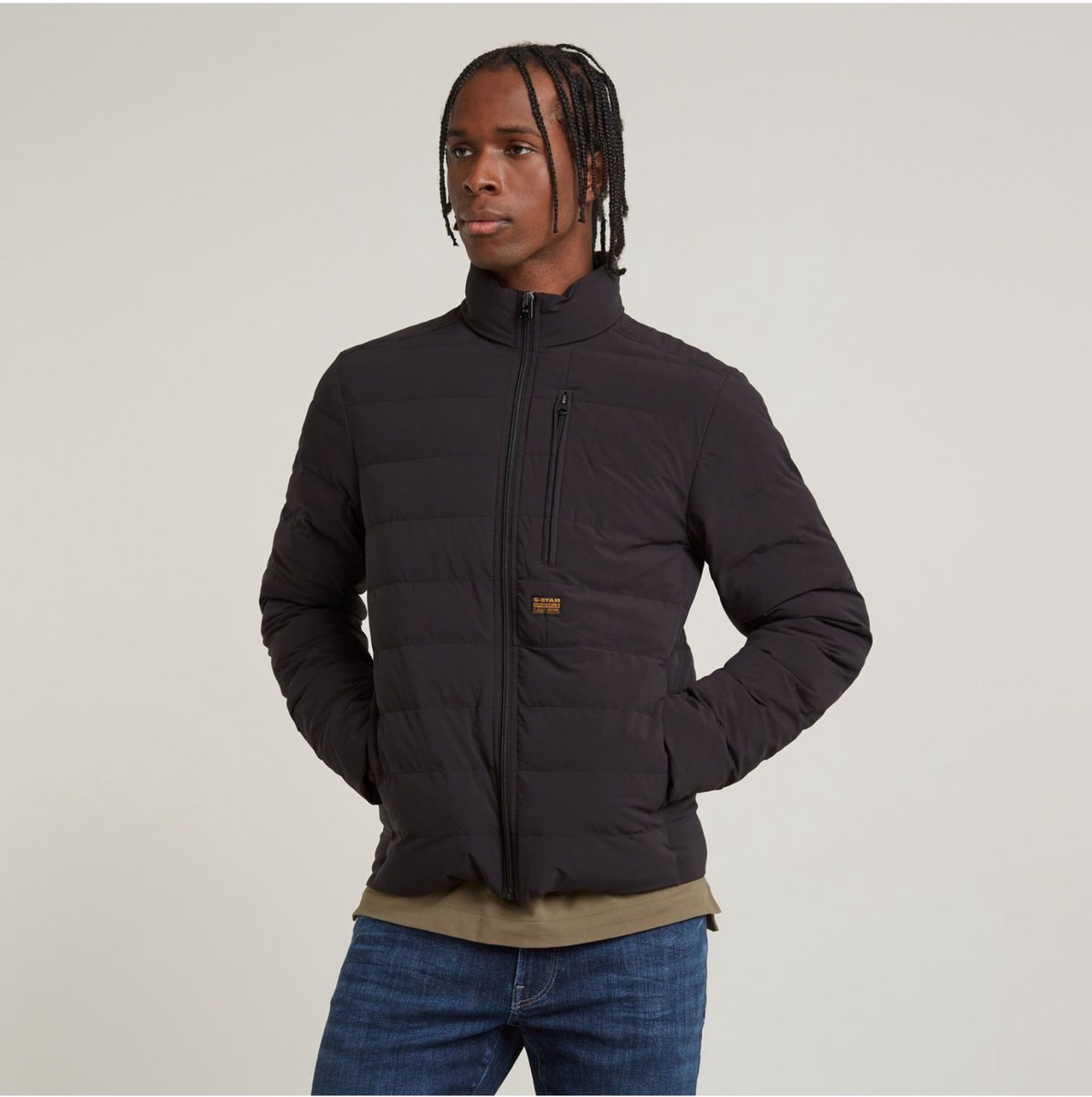 G-STAR Foundation liner jkt Heren Jas dk Zwart