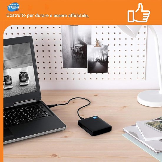 Draagbare externe harde schijf 5 TB USB 3.0 - snelle opslag en back-up oplossing van Merkloos — afbeelding 3