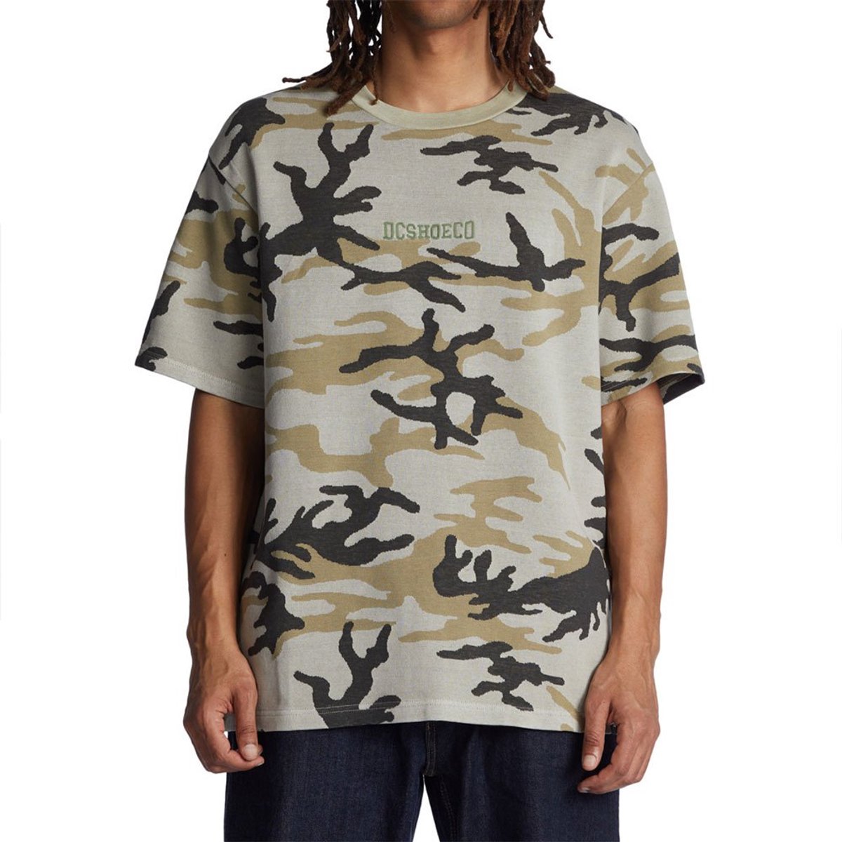 Dc Shoes Conceal T-shirt Met Korte Mouwen Veelkleurig S Man Overcast Camo