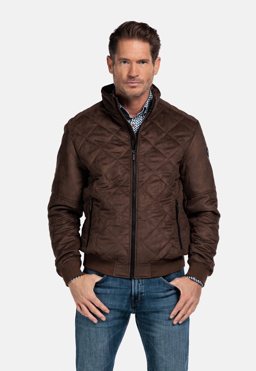 Baileys – Heren – Bomberjack – Licht gewatteerde jas – Donkerbruin – 522390-88
