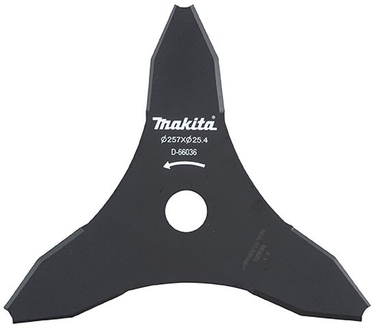 Foto: Makita bosmaaier 257 x 25 4 mm voor accu bosmaaier d 66036
