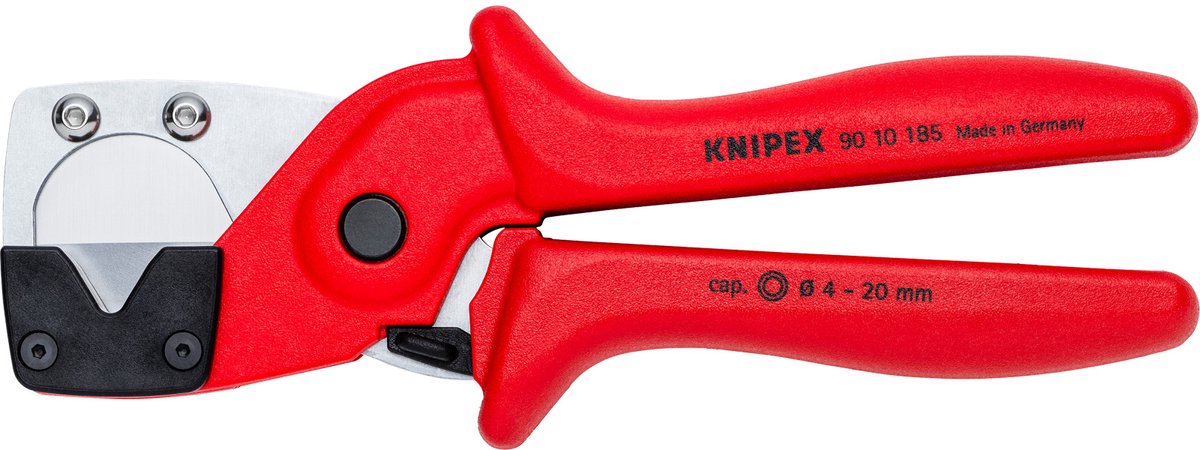 Knipex 20 mm 185 mm Buizensnijder voor kunststof slangen en buizen - capaciteit - 90 10 185