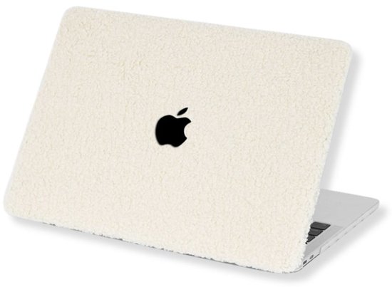 Housse Lunso pour MacBook Air 13 pouces (2022-2025) - Teddy Puffy Khaki