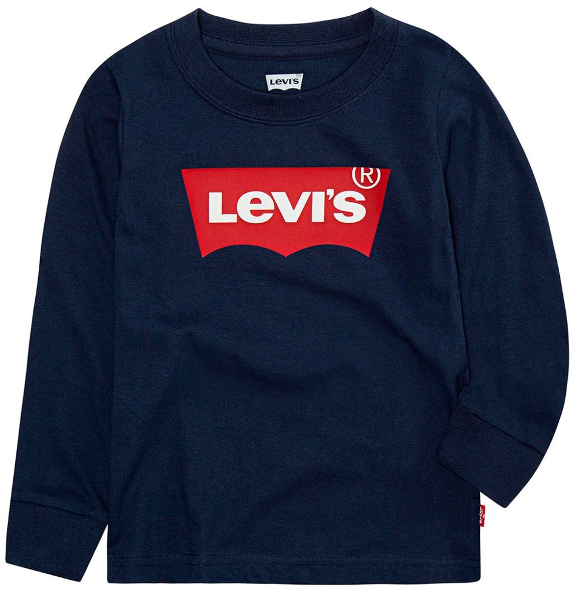 Levi´s ® Kids Batwing T-shirt Met Lange Mouwen 4 Years Jongens Meisjes Jurkje Blues