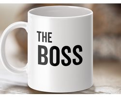 Mok 'The Boss' Cadeau,Grappige Mok, Chef Mok,Baas Cadeau Idee,Beste Baas Ooit Koffiemok,Nieuwe Baas,Bureau Accessoires,Koffie Cadeau