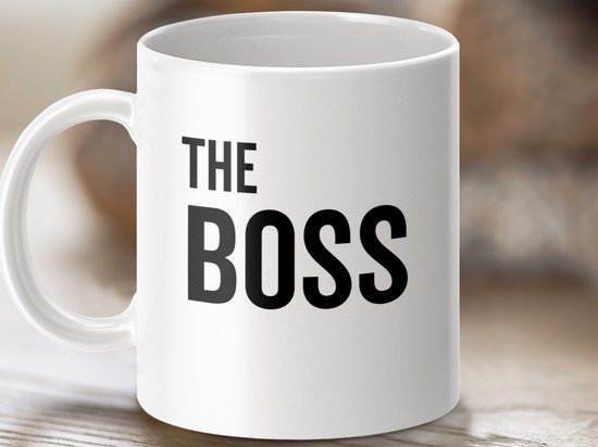 Mok 'The Boss' Cadeau,Grappige Mok, Chef Mok,Baas Cadeau Idee,Beste Baas Ooit Koffiemok,Nieuwe Baas,Bureau Accessoires,Koffie Cadeau