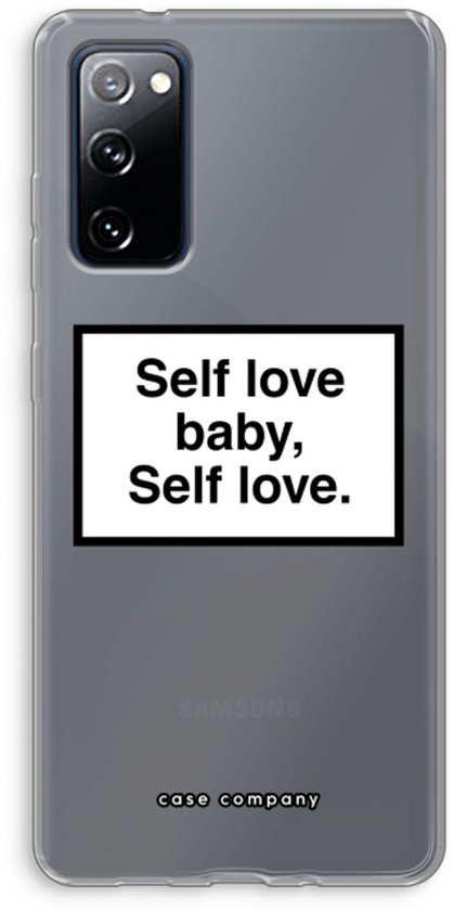 Case Protection - Coque Galaxy S20 FE / S20 FE 5G - Amour de soi - Coque souple / Coque - Protection tous côtés - Côtés transparents - Protection sur le bord - Coque arrière