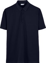 Vercate - Heren Polo Korte Mouw - Strijkvrij Poloshirt - Navy / Donkerblauw - Slim Fit - Excellent Katoen - Maat: XXL