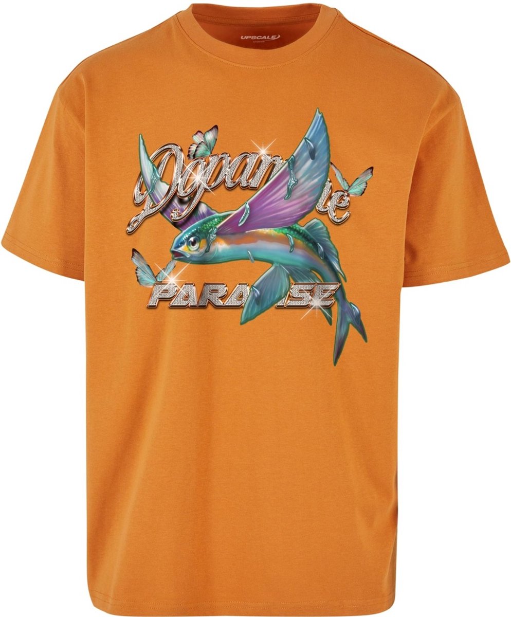 Mister Tee Dopamine Paradise Oversize Heren Tshirt L Oranje