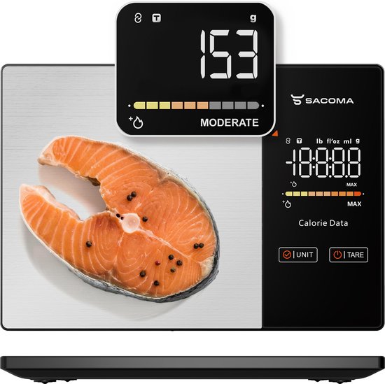 Sacoma Slimme Keukenweegschaal met App