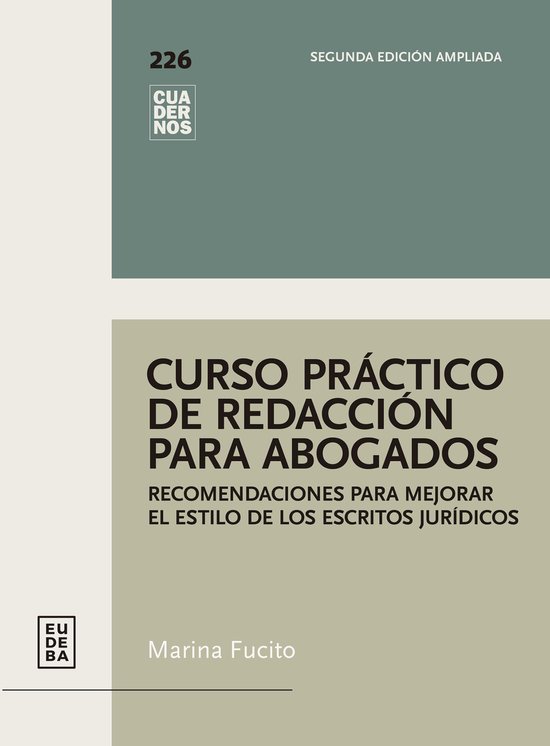 Curso práctico de redacción para abogados - cover
