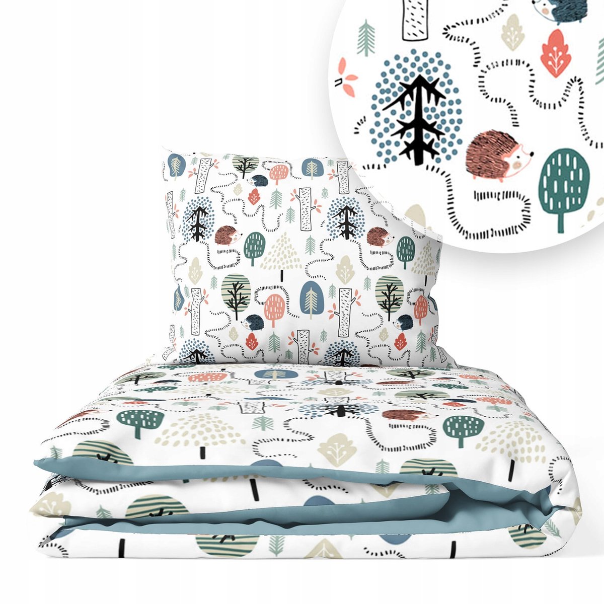Kinderbeddengoed 135x100cm 2-delig met Egelpad motief