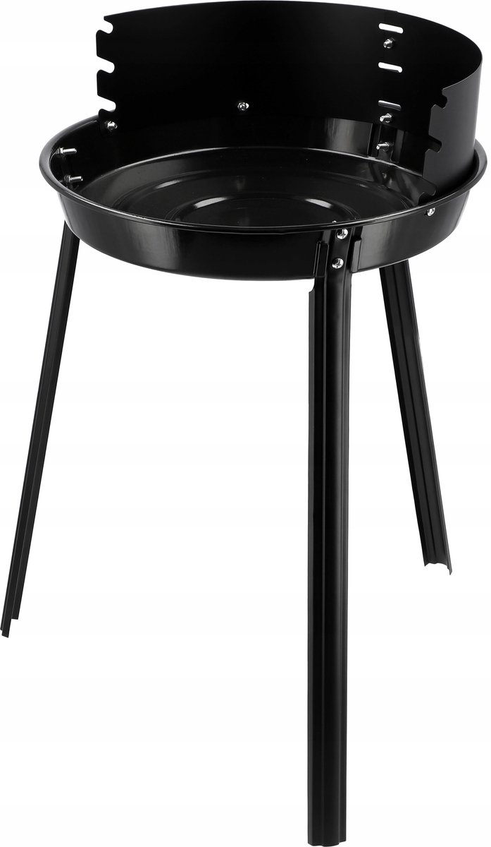 Klassieke ronde houtskoolgrill 36 cm - draagbaar en verstelbaar — afbeelding 5