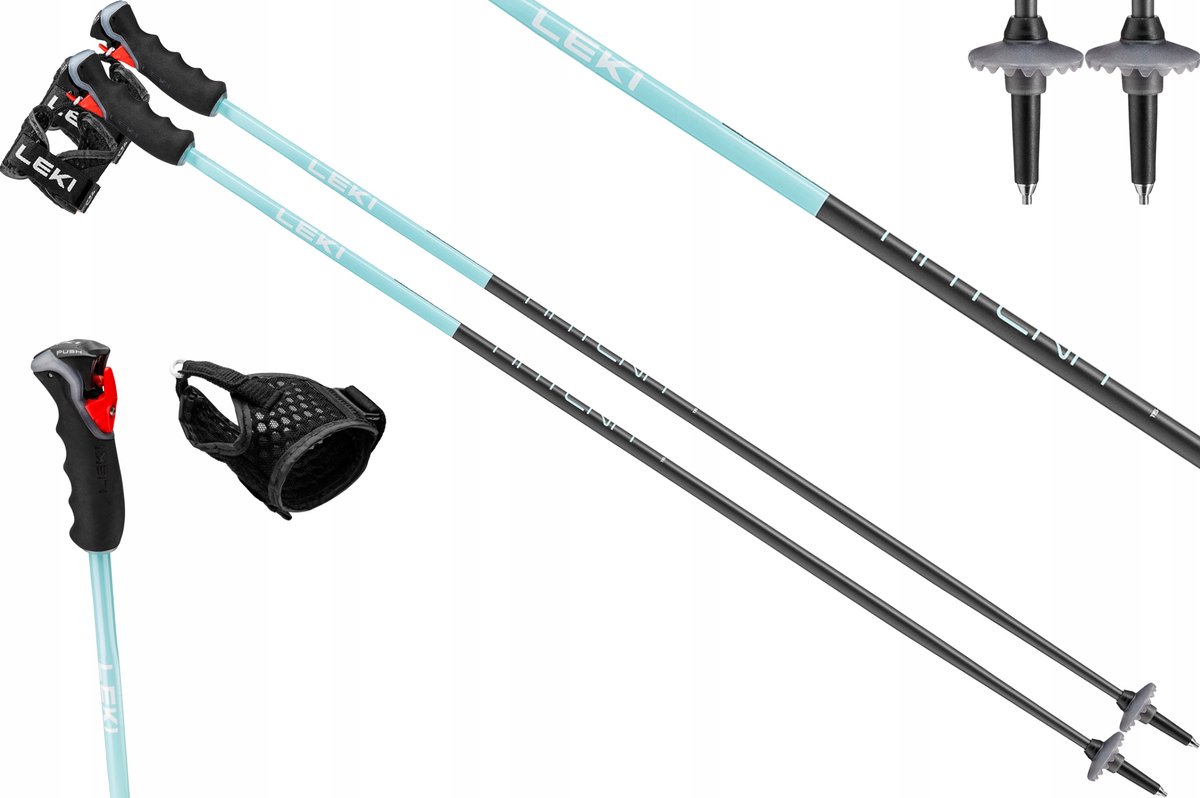 Leki Artena Airfoil 3D Skistokken 125cm - Airfoil Design & Trigger 3D