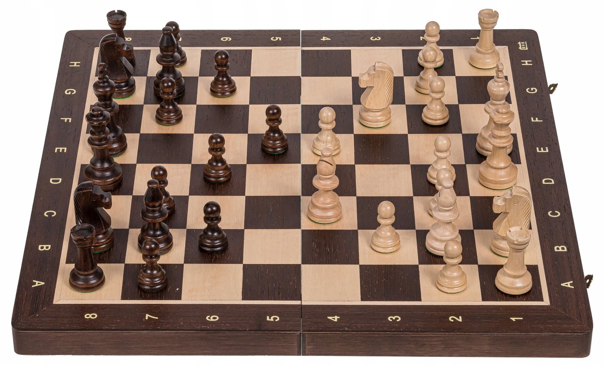Square Houten Schaakset Toernooi Nr. 5 Wenge