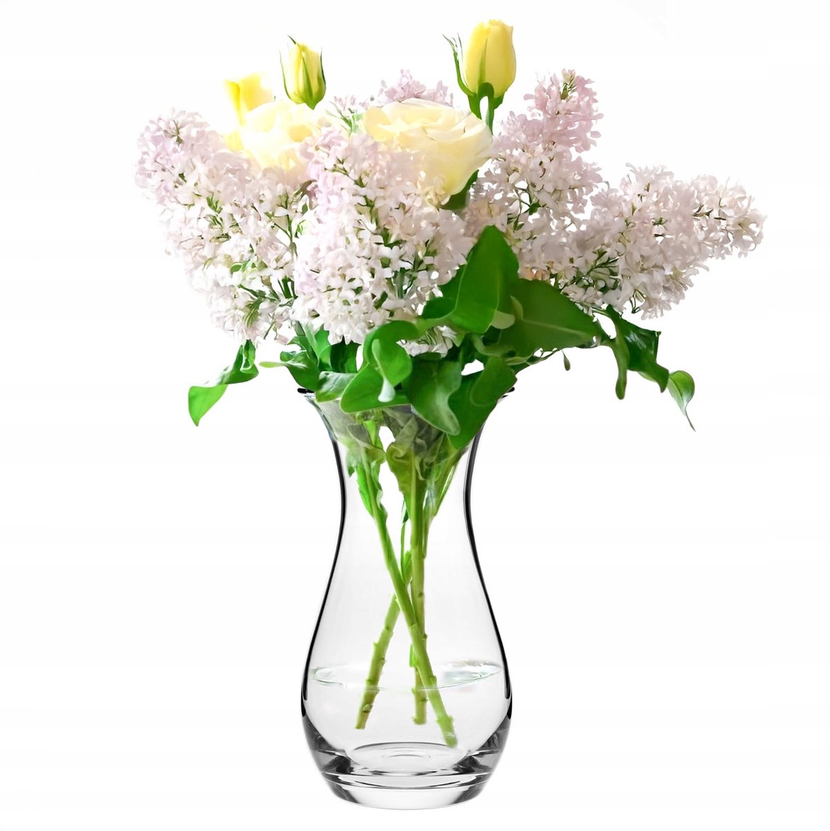 KROSNO Home Vas 27cm - Handgemact Glas, Klassiek Design