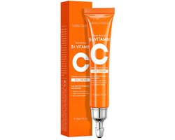 SADOER Vitamine C & B3 Niacinamide 5in1 | Oogcrème | Rimpel creme | Anti Aging | Tegen Wallen & Donkere kringen -Eye Cream | Verhelderende Oogcrème, Oogcontour | Maskeren & Verwijderd Zwarte wallen onder de ogen | Hydraterend & Versterkt de huid
