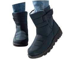 Sneeuwlaarzen -Winter Sneeuwlaars Dames - Waterdichte Sneeuwlaarzen - Winter Voerd Warme -Zwart - Maat 39