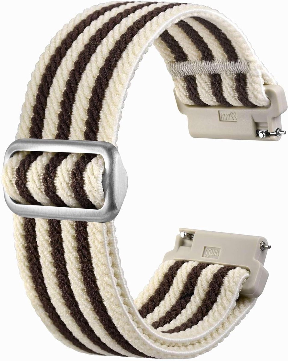 Geweven nylon horlogeband met schuifgesp - geschikt voor kleine en grote polsen - bandbreedte 18 mm 20 mm 22 mm 24 mm - stevig en modieus-design