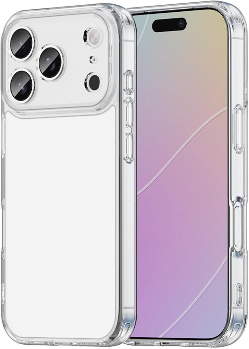 Hoesje geschikt voor Apple iPhone 17 Pro - Phonesta HybridAir Back Cover - Transparant