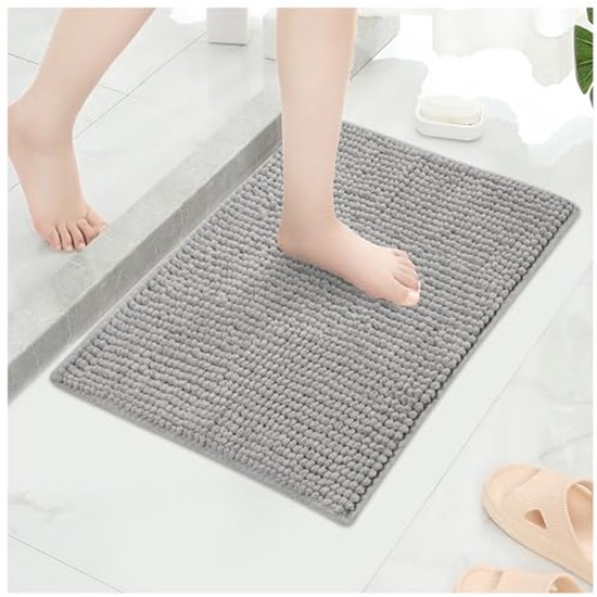 Antislip Badmat - Zacht en Waterabsorberend voor Badkamer, Keuken en