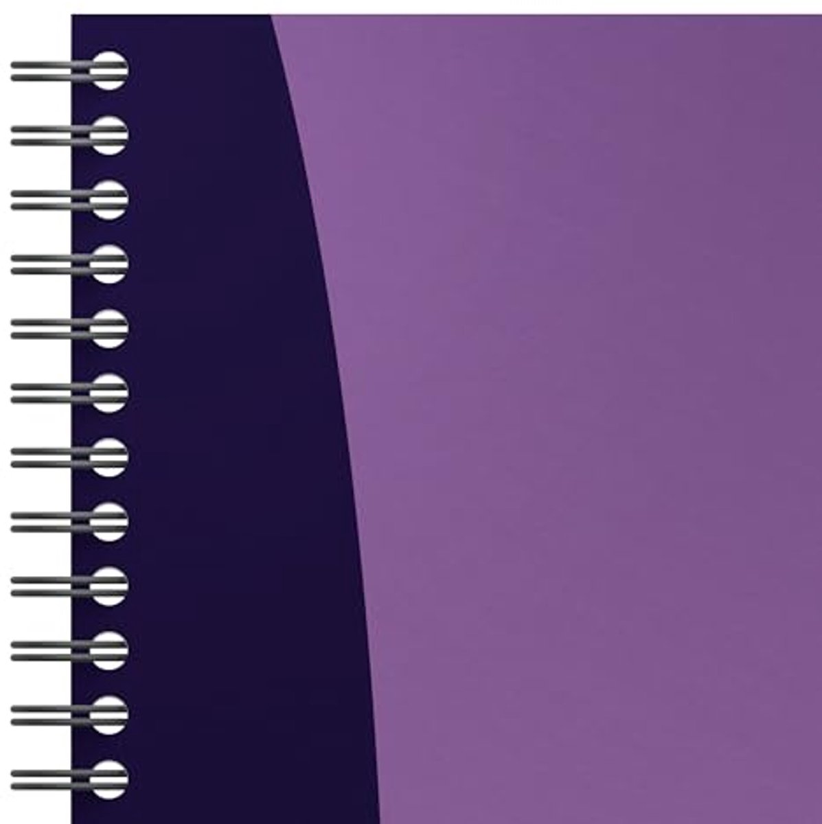Spiraalnotitieboek A5 Gelinieerd Pack van 5 in Moderne Kleuren