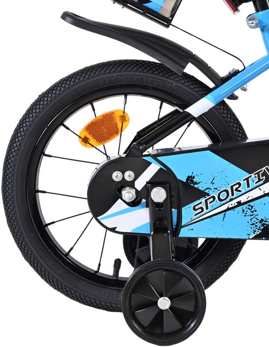 Volare Sportivo Kinderfiets - Jongens - 14 inch - Blauw — afbeelding 3