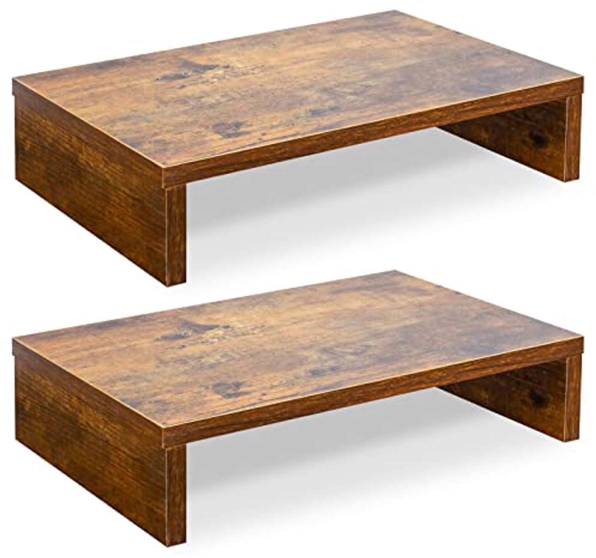 Verstelbare Monitor Stand Riser voor 2 Monitoren en Laptops - Ruimtebesparend en Multifunctioneel