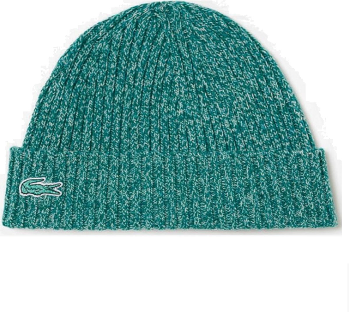 Lacoste Knitted Wool Beanie - Green