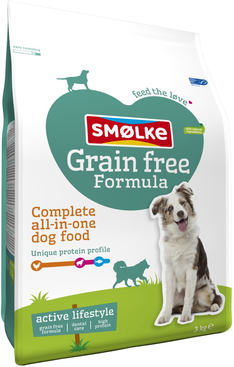 Smølke Adult graanvrij hondenvoer 3 kg