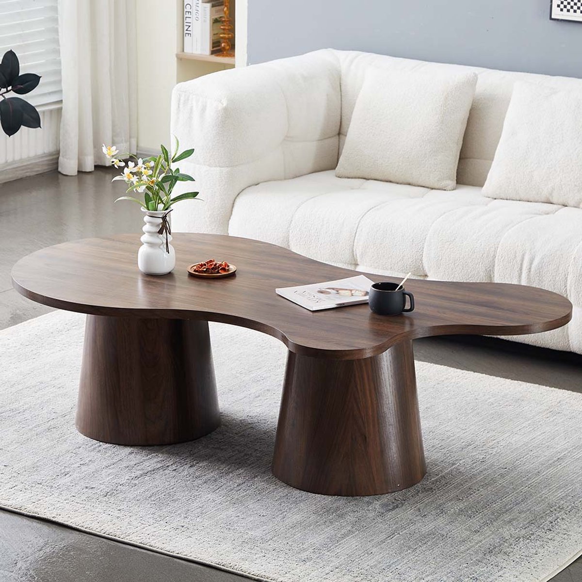 Milton & Oldbrook Salontafel Toulon Walnootlook Bruin